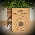 Vintage 1926 Lucky Penny | Good Luck Gift 2026 | Historic US Wheat Penny Charm