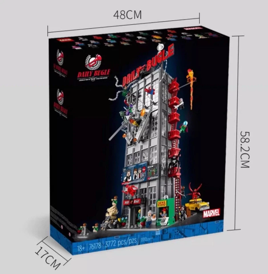 LEGO Daily Bugle 76178 NEW Sealed 100% Authentic 3772 Pcs 25 Mini figures - Image 2 of 4