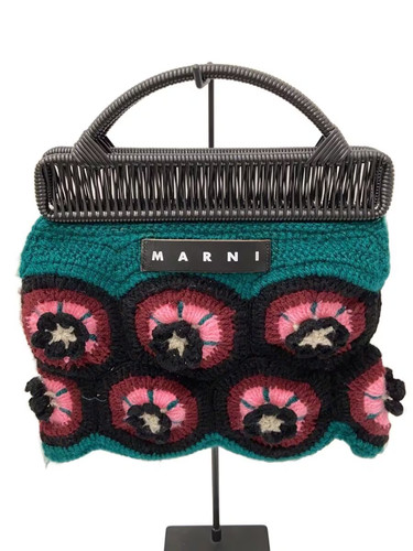 MARNI Flower Cafe Crochet Bag Handbag