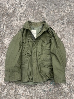 Vintage U.S. Military M-65 Cold Weather Field Jacket OG-107 Medium