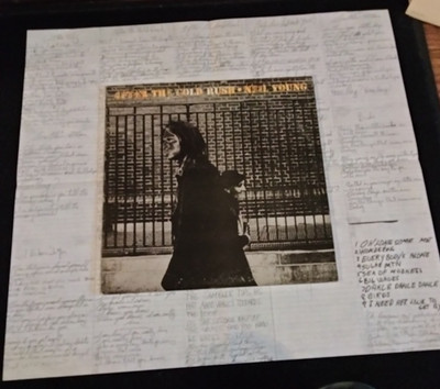 NEIL YOUNG AFTER THE GOLD RUSH 12'' LP VINYL REPRISE MSK2283 INSERT POSTER 1970
