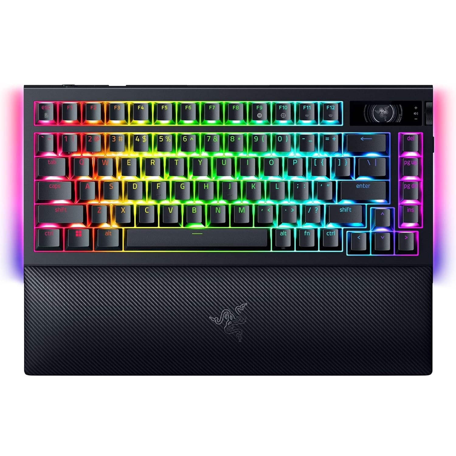 Razer BlackWidow V4 Pro 75% Wireless Orange Switch Keyboard 