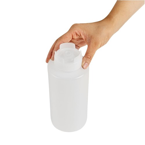 32 oz. FIFO Bottiglia Spremiagrumi in Plastica Invertita con Coperchi di Ricarica e Erogazione -... - Foto 12 di 12