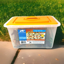 Animal Planet 45 Piece Mega Dino Tub Discovery Project  Extra Dinosaurs EUC