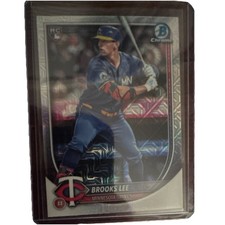 2025 Topps Bowman Brooks Lee #72 Chrome Mojo Refractor Rookie Minnesota Twins