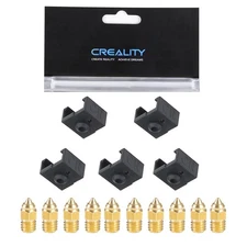 Creality Original Ender 3 V2 Neo 5pcs Silicone Sock and 10pcs 0.4mm Nozzle,... 