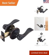 Springdale Privacy Bed Bath Door Lever in Oil Rubbed Bronze - Durable Brass