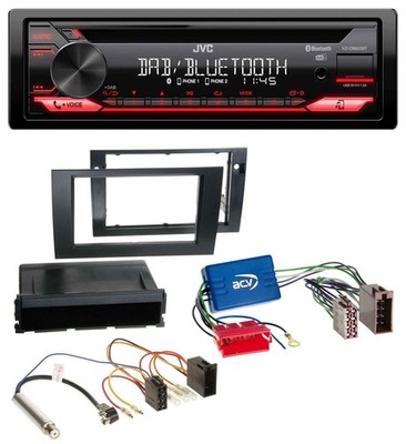 JVC CD DAB USB Bluetooth MP3 Autoradio für Audi A4 B6 B7 01-08 Symphony Aktivsys