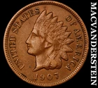1907 Indian Head Cent- Extra Fine Better Date No Reserve #J516