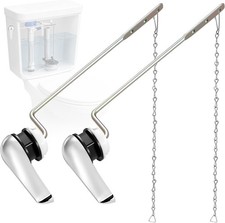 Side Mount Toilet Handle Replacement Kit, 2 Pack Toilet Flush Lever Replaceme...