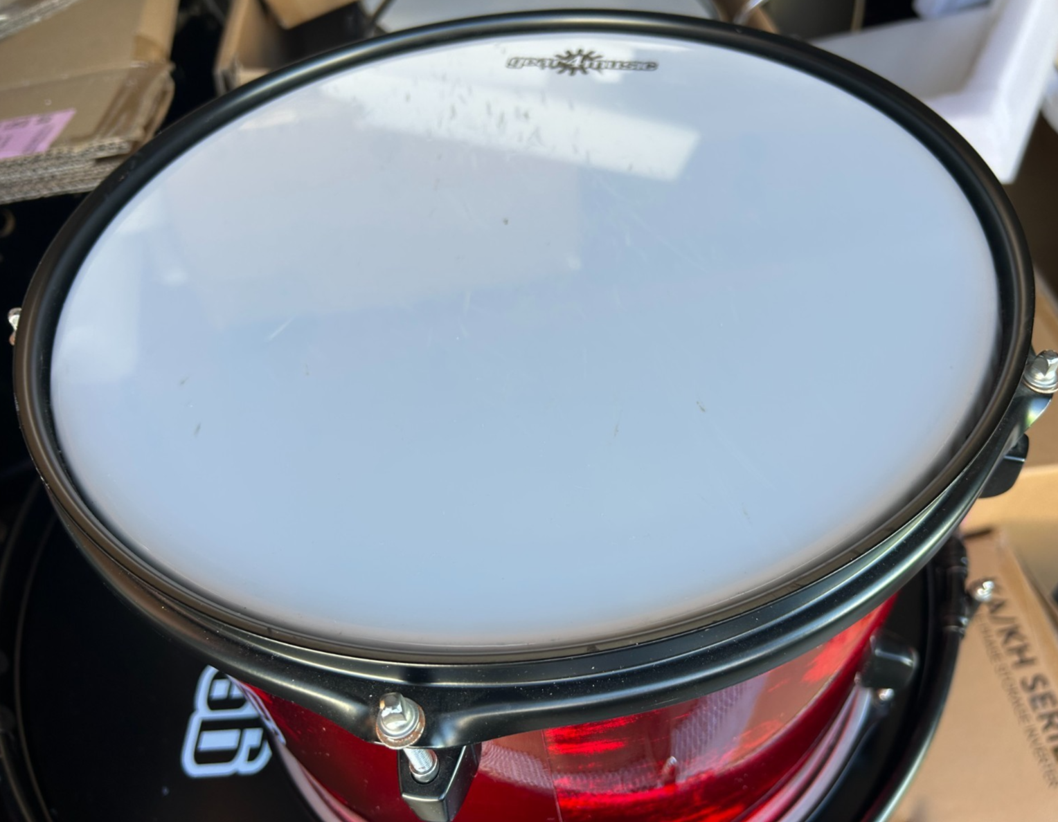 Gear4music 13'' x 10'' Tom Drum Wood Shell- Red photo 5