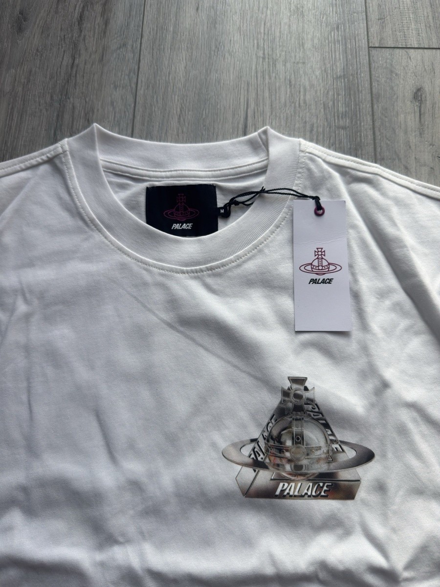 PALACE VIVIENNE WESTWOOD T-SHIRT 白 Palace x Vivienne Westwood T-Shirt - White - Size M | eBay UK