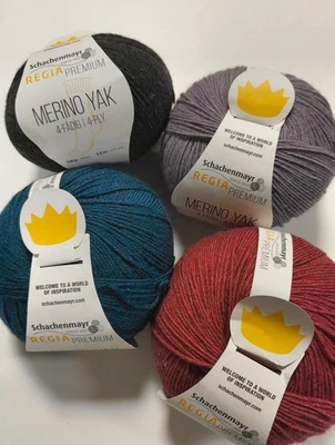 SCHACHENMAYR REGIA Sockenwolle 100gr Regia Premium Merino Yak 4-fädig 4-fach 4-ply