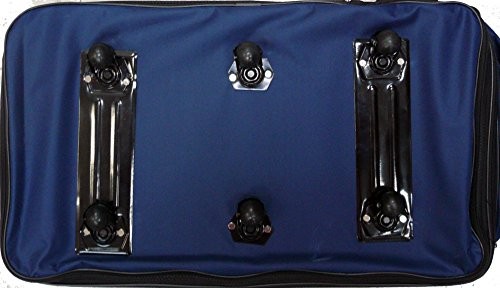 CLOUD NINE ROUNDTRIP EXPANDABLE ROLLING WHEELED DUFFLE BAG SPINNER 40" - BLUE
