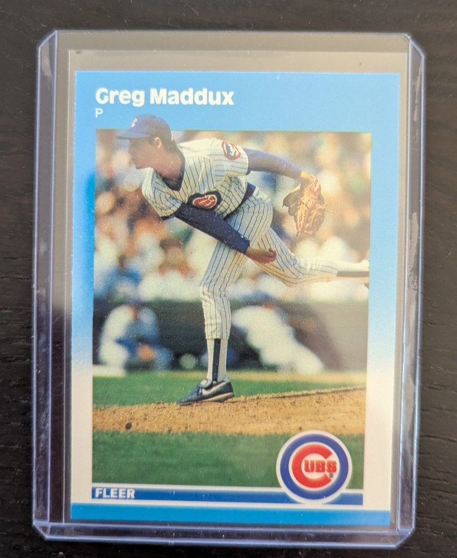 1987 Fleer Update - Greg Maddux #U-68 Collector's Edition Glossy (RC)