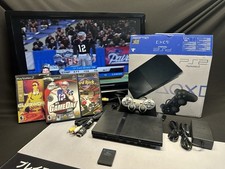 Sony PlayStation 2 Slim SCPH-70012 BUNDLE Games/Controller/Cables Tested/Working