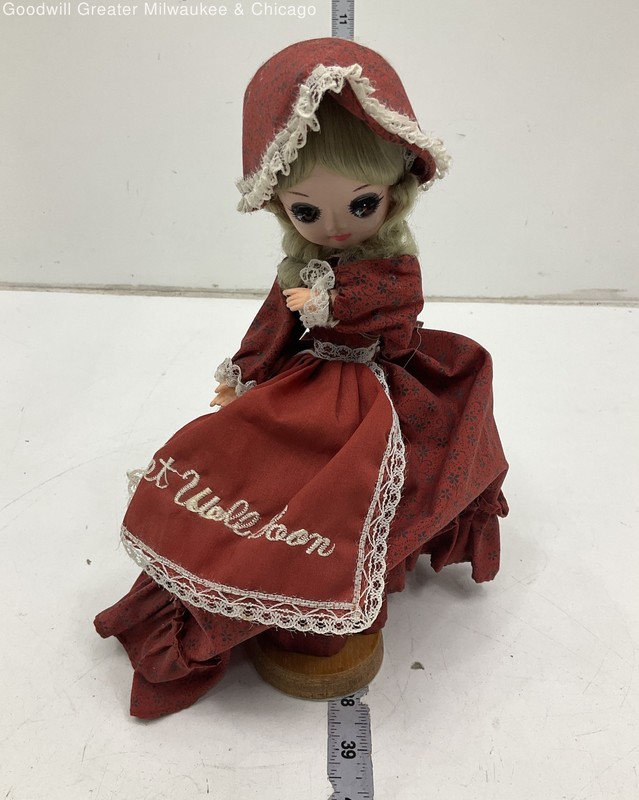 Bradley Red Blonde Get Well Soon Collectors Doll Certificate Of
