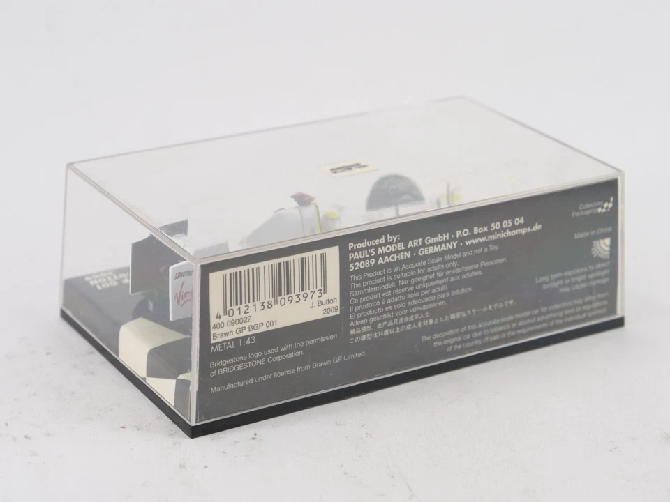Minichamps 1/43 Brawn GP BGP 001 Button 2009 - Immagine 4 di 4