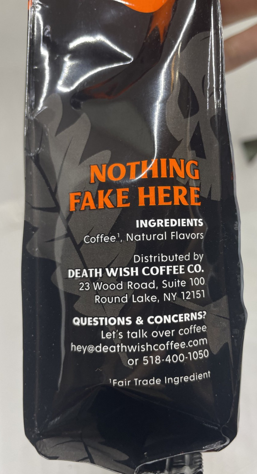 Death Wish Coffee Pumpkin Chai Ground Coffee 9 oz Limited Edition Fair Trade