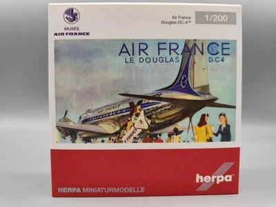 1:200 / Herpa- 571104 Douglas DC-4 Air France Reg. F-BBDG in OVP/ 5 B 296 - Bild 1 von 2