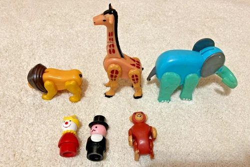 Vintage Fisher-Price Little People Circus Figures Lot