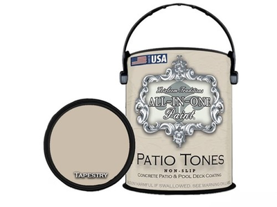 #ad ALL IN ONE Deck and Patio Paint Non slip acrylic coating with aggregate $93.77