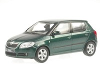 Skoda Fabia Ii Amazoniengruen Modellauto Abrex 1:43
