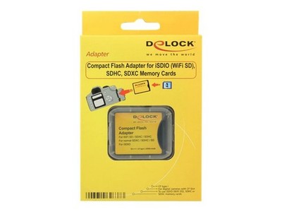 Delock 62637 1pc 36.4mm 3.3mm 42.8g Compact Flash Adapter Box for