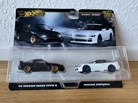 Hot Wheels Premium Car Culture 2Er Pack Nissan 180SX Type X Sileighty JDM