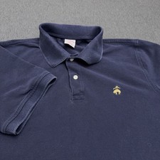 Brooks Brothers Polo Shirt Men XL Blue Original Fit 100 Cotton