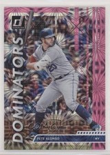 2020 Panini Donruss Dominators Pink Fireworks Pete Alonso #D-2 02sz