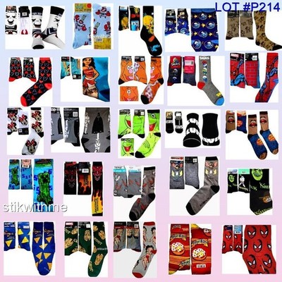 Odd Sox Crazy Socks Mens Size 6-12 Crew SOCKS Novelty Gift Fun Food L#14 NEW Tag