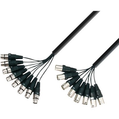 Adam Hall 3 STAR LOOM 8 MF 0500 Studio Kabel 8 XLR Female x 8 XLR Male 5m Neu