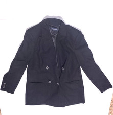 Tailleur Donna , in Lino, di Colore Nero. Marca Piombo. Taglia 40.