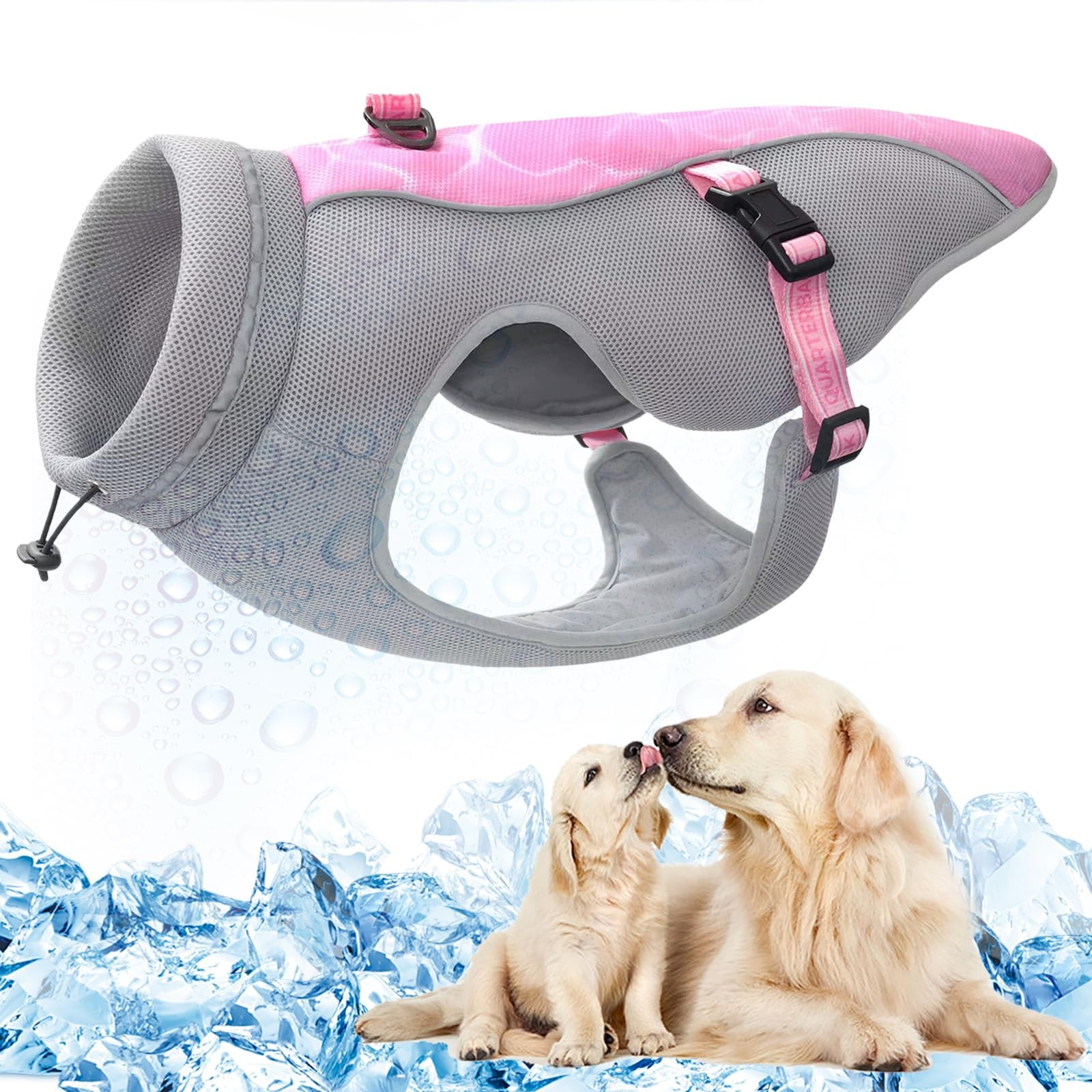 TVMALL Gilet Raffreddamento Cane - Protezione dal Colpo di Calore