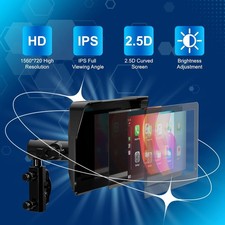 Wireless Motorcycle/UTV/ATV Stereo Android Auto Carplay Touch Screen 7" BT