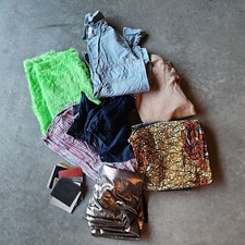 Fabric Scraps Off Cuts & Clothing Remnants Mixed Material for Craft Doll Making