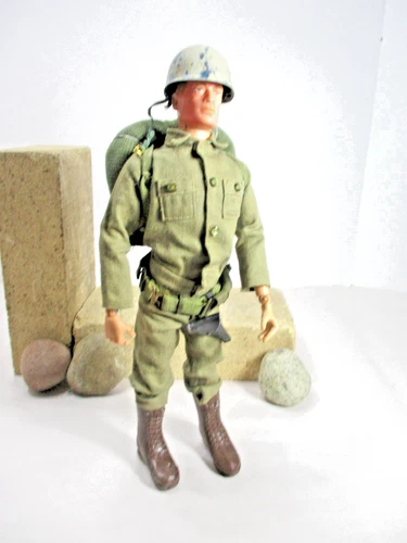 GI Joe Red Hair ® 1964 Patent w/# 1/6 Scale Hasbro 1967-76 Japan Clothing 048