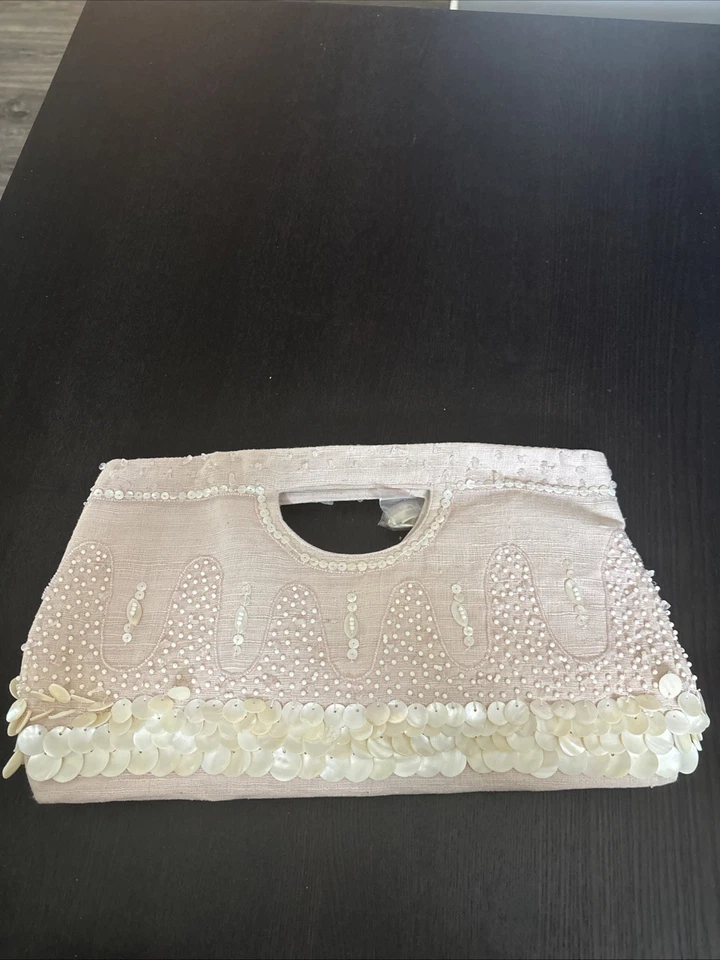 Moyna Pastel Pink Shell Bag - Image 2 of 3