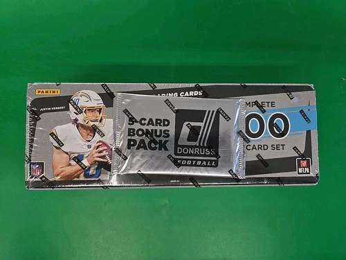 2021 Panini Donruss Football Complete Hobby Factory Set w/ 5-Card Bonus Pack