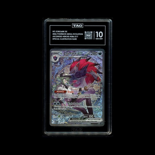 N's Zoroark ex graded TAG 10 for sale on eBay