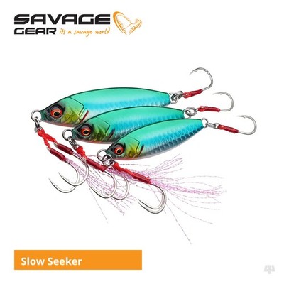 Savage Gear Slow Seeker Köder - Barsch Meerforelle Lachs Makrele Angelgerät