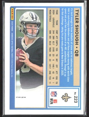 2025 Donruss Optic #223 Tyler Shough Purple Scope | eBay