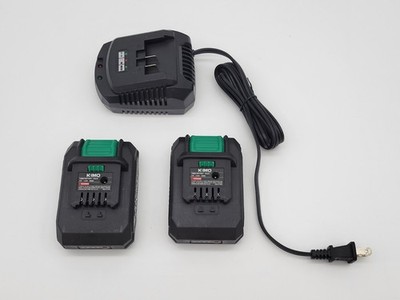KIMO 2 packs of 20v 2.0Ah Max lithium batteries with battery charger