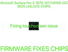 Microsoft Surface Pro X 1876 13 inch, ADMIN NO PASSWORD FIRMWARE FIXES BIOS CHIP