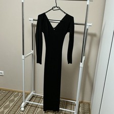 Damen Maxikleid Schwarz, H&M, Größe S. Slim Fit