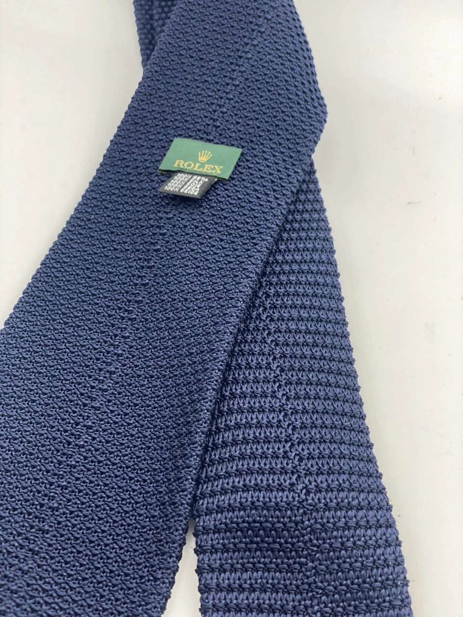 ロレックス ネクタイ ネイビー 正規品 ✨希少・非売品✨ROLEX