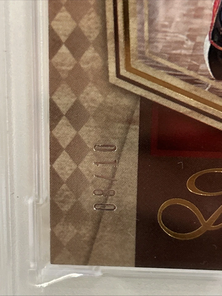 2021-22 Panini Chronicles Timeless Treasures Bones Hyland #455 Gold /10 RC PSA 9 - Image 3 of 3