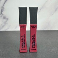 2 PACK Loreal 366 Stirred Infallible Pro Matte Liquid Lipstick - NEW SEALED