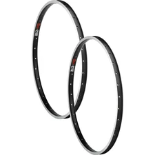 Pack of 2 Sun Ringle Rhyno Lite Rim - 26", Rim, Black/Silver, 32H, Clincher
